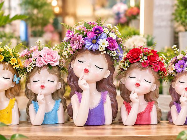 Lọ Cắm Hoa Cô Gái – Điểm Nhấn Trang Trí Độc Đáo Cho Không Gian Sống